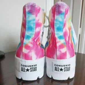 Rainbow Tye-Dye Converse